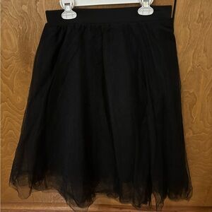 Charlotte Russe Black Tulle Skirt